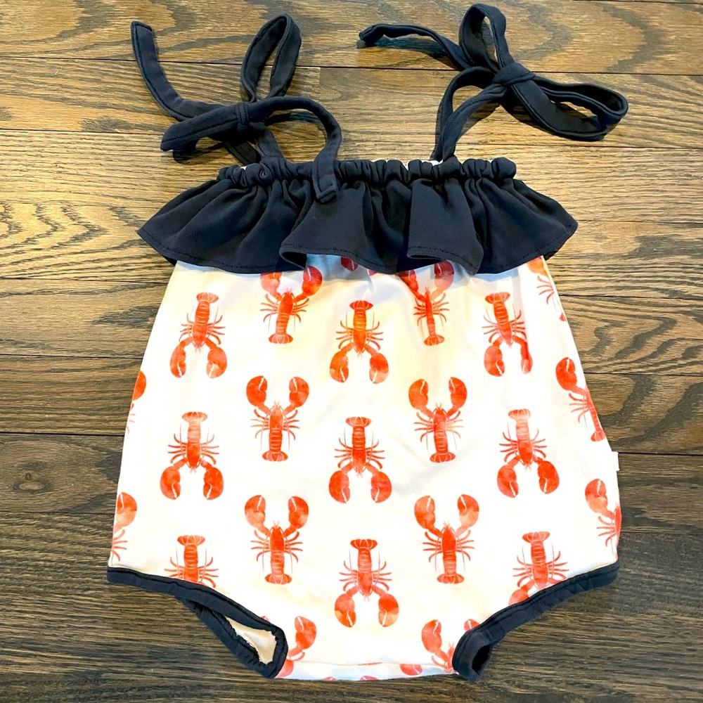 Lobster bubble romper